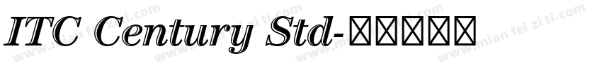 ITC Century Std字体转换